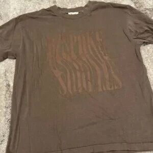 Brown Graphic T-Shirt